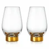 Column Gold White Wine, Set of 2