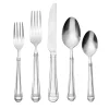 Crete Sandblast Matte 18/0 Stainless Steel 20 Piece Flatware Set, Service For 4
