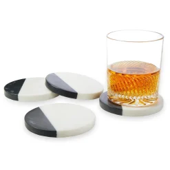 Crum Marble Coaster Set