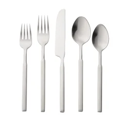 Cubit Matte 18/10 Stainless Steel 20 Piece Flatware Set, Service For 4