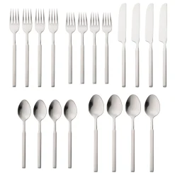 Cubit Matte 18/10 Stainless Steel 20 Piece Flatware Set, Service For 4