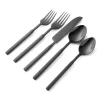 Cubit Matte Black 18/10 Stainless Steel 20 Piece Flatware Set, Service For 4