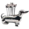 Dachshund Cocktail Pick & Stand Set
