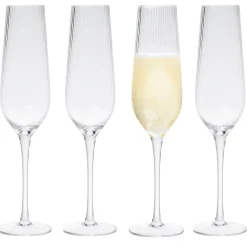 Divo Optic Champagne Flute. Set of 4