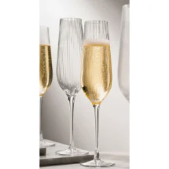 Divo Optic Champagne Flute. Set of 4