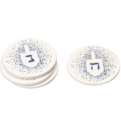 Dreidel Ceramic Coasters