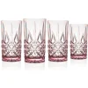 Dublin Acrylic Blush Highball, Set of 4