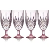 Dublin Acrylic Blush Water Goblet, Set of 4