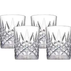 Dublin Acrylic Clear Double Old Fashion, Set of 4