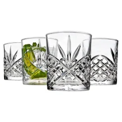 Dublin Acrylic Clear Double Old Fashion, Set of 4