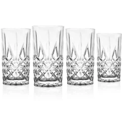 Dublin Acrylic Double Old Fashion & Highball, Set of 8