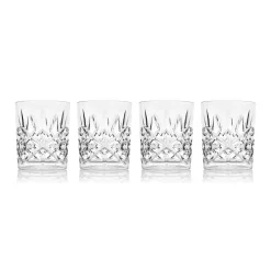 Dublin Acrylic Double Old Fashion, Set of 4