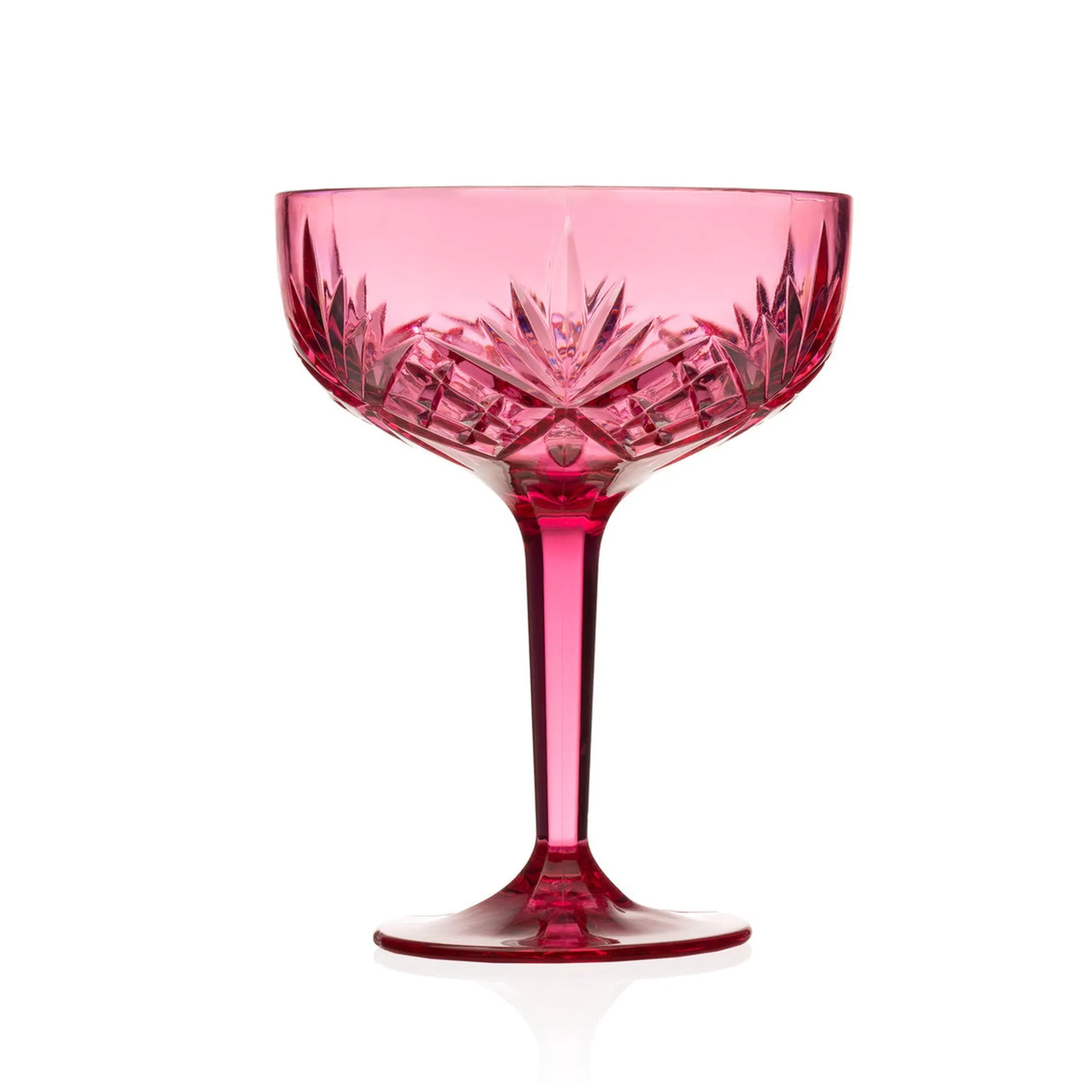 Dublin Acrylic Magenta Champagne Coupe