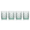 Dublin Acrylic Seafoam Double Old Fashion, Set of 4