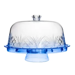 Dublin Blue Acrylic 6 In 1 Cake Dome
