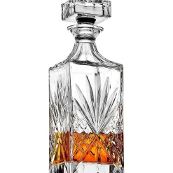 Dublin Crystal 5 Piece Decanter Whiskey Set
