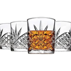 Dublin Crystal 5 Piece Decanter Whiskey Set