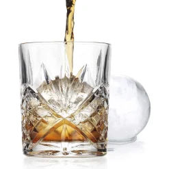 Dublin Crystal 3 Piece Double Old Fashion Chiller Set