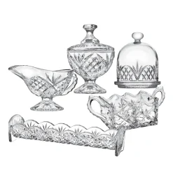 Dublin Crystal 5 Piece Host & Server Set