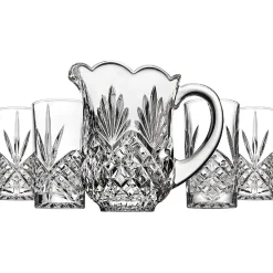 Dublin Crystal 5 Piece Pitcher & Highball Set