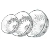 Dublin Crystal 3 Piece Serving Bowl Set