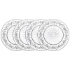 Dublin Crystal Appetizer Plates, Set of 4