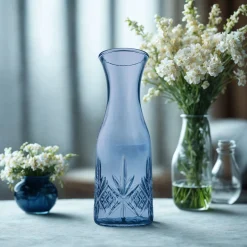 Dublin Crystal Blue Carafe