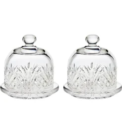 Dublin Crystal Butter Dome Set