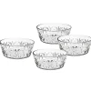 Dublin Crystal Cereal Bowls, Set of 4