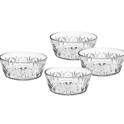 Dublin Crystal Cereal Bowls, Set of 4