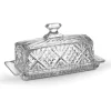 Dublin Crystal Covered Butter Dish
