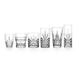 Dublin Crystal Double Old Fashion, Set of 4