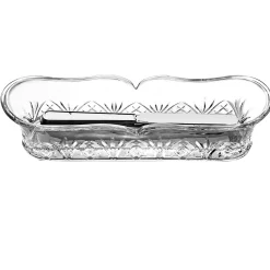 Dublin Crystal Flatware Caddies, Set of 3