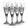 Dublin Crystal Flutes, Set of 4