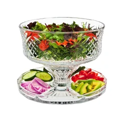 Dublin Crystal Footed Cake Dome