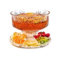 Dublin Crystal Footed Cake Dome