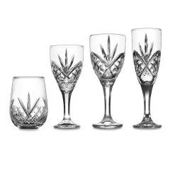 Dublin Crystal Goblet, Set of 4