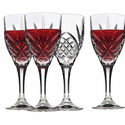Dublin Crystal Goblet, Set of 4