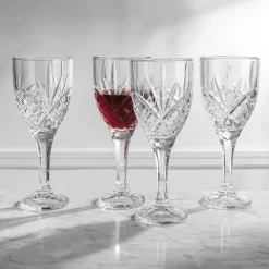 Dublin Crystal Goblet, Set of 4