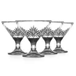 Dublin Crystal Martini, Set of 4
