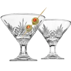 Dublin Crystal Martini, Set of 4
