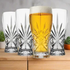 Dublin Crystal Pint, Set of 4