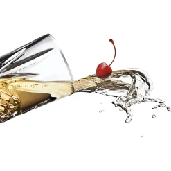 Dublin Crystal Platinum Rim Highball, Set of 4