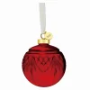 Dublin Crystal Red Ornament