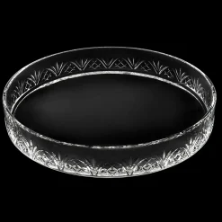 Dublin Crystal Round Serving Tray