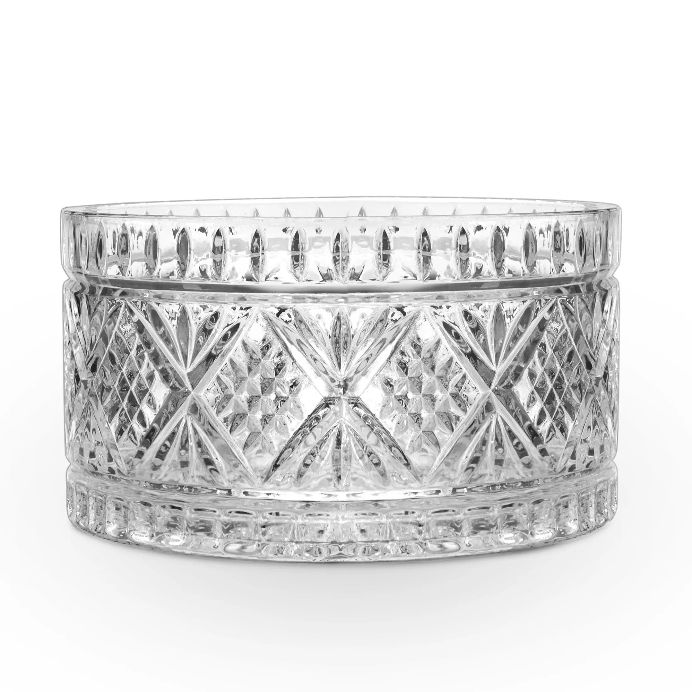 Dublin Crystal Salad Bowl with Salad Server Set