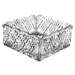 Dublin Crystal Scalloped Napkin Holder
