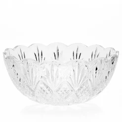 Dublin Crystal Scalloped Serving Bowl
