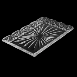 Dublin Crystal Scalloped Serving Tray