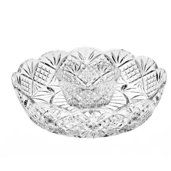 Dublin Crystal Scalloped Large Chip-n-Dip